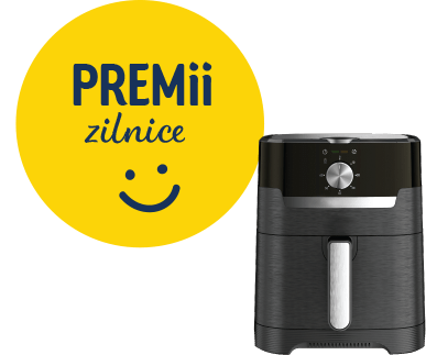 Premii zilnice: 77x Aparat Air Fryer