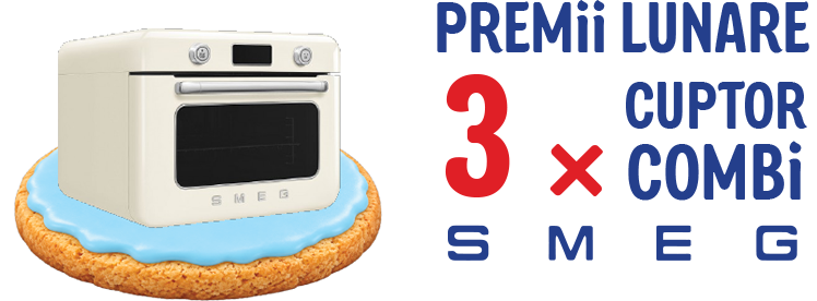 Premii lunare: 3 x Cuptor combi SMEG