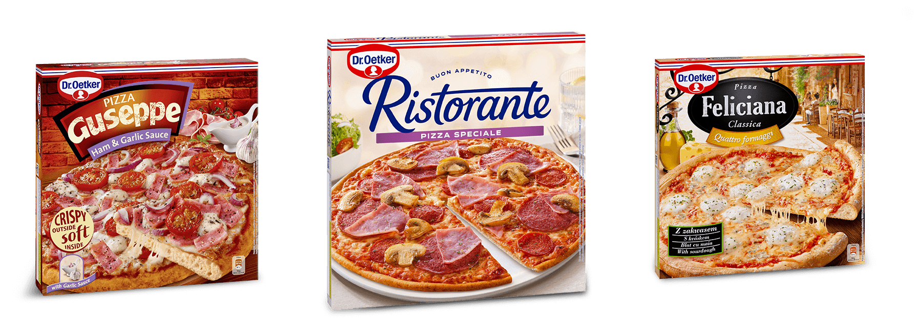 Pizza de la Dr. Oetker: Ristorante, Feliciana, Guseppe