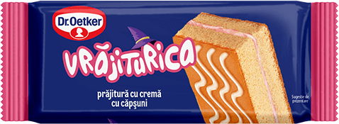 Vrăjiturica cu cremă cu căpșuni